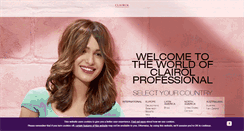 Desktop Screenshot of international.clairolprofessional.com